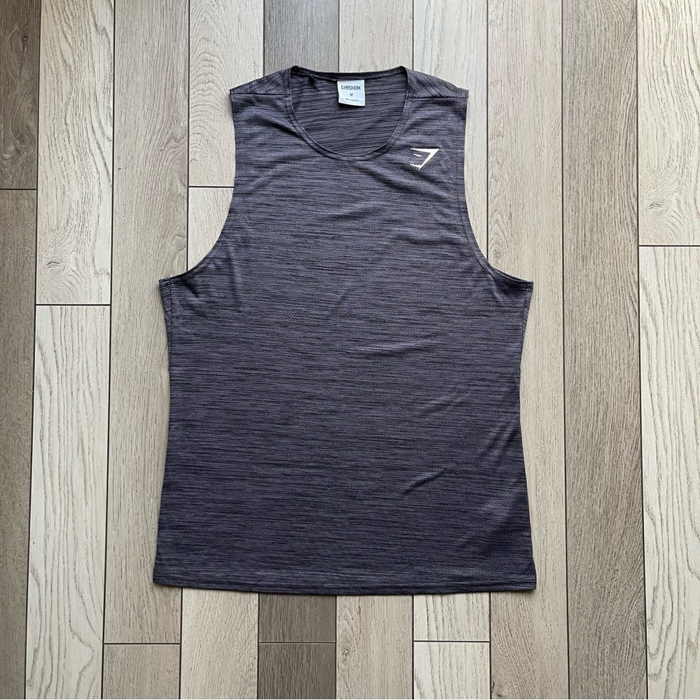 Men's Gray Sleeveless Shirt